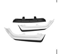 Spoiler Diverter Diffuser 3D Front Bumper Lip Spoiler Splitter Deflector For Accord For 10.5th Gen 2021-2022 Guards Body Kit Car Auto Accessory 3PCS Splitter Chin Decoration(Black White)
