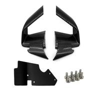 Spoiler For BMW For S1000RR 2019 2020 2021 2022 Motorcycle Carbon Fiber ABS Front Aerodynamic Winglets Windshield Fairing Fixed Wing Fairing Winglet(Carbon Fiber Look)