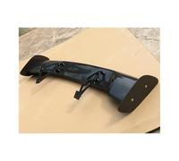 Spoiler For For Mustang Spoiler 2011-2022 ABS Plastic Material Unpainted Color Rear Roof Spoiler Wing Trunk Lip Boot Cover Car Styling Rear Wing(Bright black)