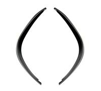 Spoiler Front Bumper Side Air Vent Trim Fog Light Intake Hood Frame Canard For Benz A Class W177 A180 A200 A220 A35 For AMG 2019-2022 Front Bumper Lip(Glossy Black)