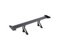 Spoiler Lip Wing 43''/110cm Hatch Adjustable Aluminum GT Rear Trunk Wing Racing Spoiler Universal Hatchback Black Car Decorate Accessories Rear Spoilers(Style-2-BL)