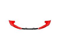 Spoiler Splitter 3Pcs For Jeep For Grand For Cherokee For SRT 2013-2016 & For SRT8 2012-2013 2015-2016 Front Bumper Lip Splitter Carbon Fiber Style Black Red Body Spoiler(Red Black)