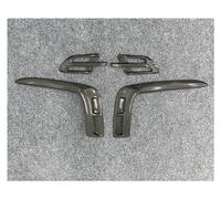 Spoiler Splitter For Bentley For Bentayga For V8 W12 2016 2017-2022 Real Carbon Fiber Front Lip Splitter Rear Diffuser Spoiler Side Skirt Rearview Mirror Body Spoiler(Wind knife)