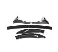 Spoiler Splitter For BMW F80 For M3 F83 F82 For M4 2015 2016-2020 New Car Front Bumper Lip Chin Spoiler Body Kits + Side Splitter Winglet Aprons Guard Covers Body Spoiler(Carbon Fiber Look)