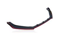 Spoiler Splitter For Chevrolet For Cruze 2009-2014 2010 2011 2012 2013 Front Bumper Body Kit Spoiler Splitter Diffuser 3pcs Red Black Carbon Fiber Body Spoiler(Red And Black)