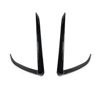 Spoiler Splitter For Tesla For Model Y 2020 2021 2022 2023 Front Bumper Air Vent Cover Trim Glossy Black/Carbon Fiber Look Fog Light Intake Spoiler Lamp Brow Body Spoiler(Carbon Fiber Look)