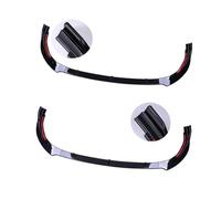 Spoiler Splitter For Toyota For Camry L LE XLE 2018-2019 For Deluxe Front Bumper Spoiler Lip Carbon Fiber Look/Gloss Black Lower Body Kit Splitter Blade Body Spoiler(Carbon Fiber Look)