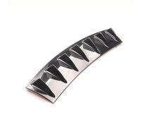 Spoiler Splitter Trim ABS Universal Black Carbon Fiber Exterior Rear Bumper Lip Spoiler Chassis Diffuser 3fin 5 Fin Shark Fin Style Car Accessories(BLACK5 Fin)