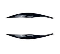 Spoiler Splitter Trim Car Front Headlight Eyebrows Eyelid Exterior Tuning Car Accessories Compatible With 3 Series E90 E91 320i 330i 2005 2006 2007-2012(Glossy Black)