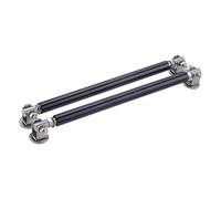 Spoiler Splitter Universal Adjustable Front Bumper Lip Splitter Rod Strut Tie Bar Adhensive Support Kit Accessories 75mm/100mm/150mm/200mm Body Spoiler(200mm Black12)