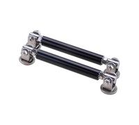 Spoiler Splitter Universal Adjustable Front Bumper Lip Splitter Rod Strut Tie Bar Adhensive Support Kit Accessories 75mm/100mm/150mm/200mm Body Spoiler(100mm Black5)