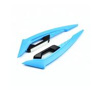 Spoiler Wing 2Pcs Motorcycle Winglets Front Side Spoiler Aerodynamic Wing Set Fixed Wind Wing Decoration Sticker(Color-08)
