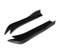 Spoiler Wing Car Rear Bumper Diffuser Lip Wrap Angle Splitters ABS Boot Spoiler Plate Chin Splitter Bracket Body Kit For Jaguar For XF 2008-2021 Rear Splitter(Matte Black)
