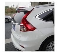 Spoiler Wing Fit For CRV For CR-V 2012 2013 2014 2015 2016 Car Rear Wing Spoiler Tail Fin Cover Decoration ABS Unpainted Primer Rear Spoiler (Color : White)