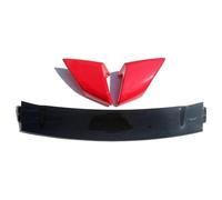 Spoiler Wing For Accord 2008 2009 2010 2011 2012 2013 4-Door Sedan Spoiler For ABS 3-parts Rear Wing Glossy Black Or White Rear Trunk Spoiler(Red)