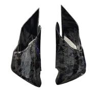 Spoiler Wing For YZF R1 R3 R25 For YZF-R1 YZF-R25 For YZF-R3 2015-2020 2021 2022 2023 Motorcycle Winglets Fixed Wind Wing Fairing Shell(Forged black 1)