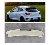 Spoiler Wing Rear Spoiler Trunk Spoiler ABS Plastic Glossy Black For SEAT For Ibiza For Cupra Spoiler 2008 2009 2010-2017 6J Mk4 3Doors / 5 Doors Roof Spoiler(5 Doors White)