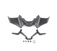 Spoiler Winglet For MT 07 2021 2022 2023 Black Naked Front Downforce Spoiler Winglet Aerodynamic Wing Kit Motorcycle Accessories Motorcycle Wing(Carbon Fiber)