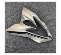 Spoiler Winglet Motorcycle Trim Frame Cover Front Side Tank Air Vent Upper Fairing For CB500F CB 500F 2016 2017 2018 Motorcycle Wing(Bright silver 2)