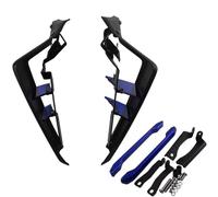 Spoilers Motorcycle Fairings For MT09 SP 21-22 For MT-09 2021 2022 For FZ09 FZ-09 Motorcycle Sport Downforce Naked Side Spoilers Passenger Handle(Black)