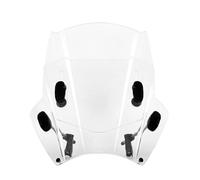 Spoilers Motorcycle Fairings Windshield Motorcycle Wind Deflector Clamp-On Variable Windscreen Spoiler For CB300F For CB400F For CB500F For CB 300F 400F 500F(Adjust Transparent)