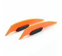 Spoilers Motorcycle Universal Winglet Spoiler Dynamic Decoration Sticker For Ducati For 1098 Motorbike Fairing(Orange)