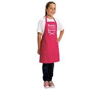 Spoilt Rotten Hot Pink 7-10 years Any Name Personalised Mummy, Dad's, Cousin, Grandma, Nanny, Daddy's Little Helper Any Name Children's Apron Childs Apro