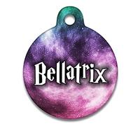 Spoilt Rotten Pets 19mm Diameter Pink Potion Mist Dogwarts Tag Dog Puppy Cat Kitten ID Tag, Pet Tag Custom Printed with Your Contact Details