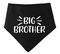 Spoilt Rotten Pets Black Big Brother Dog Bandana - For Dogs Baby Showers & Announcement Gender Reveal (S1 Tiny Dogs, Chihuahuas & Cats)