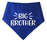 Spoilt Rotten Pets Blue Big Brother Dog Bandana - For Dogs Baby Showers & Announcement Gender Reveal (S2 Small Dogs Terrier, Shih-Tzu & Cockers)