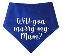 Spoilt Rotten Pets blue Will You Marry My Mum? Dog Bandana -Surprise Wedding, Reveal, Proposal al, Engagement (S4 Ex Large Dog Husky, Alsatian & Chow)