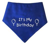Spoilt Rotten Pets Extra Large S4 Blue IT'S MY BIRTHDAY Happy Birthday Dog Bandana Dog Scarf Bandana For Dogs (S4 Ex Large Dog Husky, Alsatian & Chow)