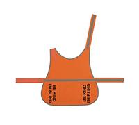 Spoilt Rotten Pets Medium Size, Orange Adjustable Hi Vis Vest 'Be Kind I'm Blind', Blind Dog, Glaucoma, Cataracts Vision Impaired High Visibility Lightweight Coat Hi Viz (Medium, Orange)