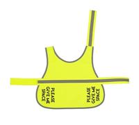 Spoilt Rotten Pets Medium Size Yellow Hi Vis Dog Vest 'Please Give Me Space' Reflective Adjustable, High Visibility Lightweight Coat Hi Viz (Yellow, Medium)