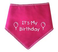 Spoilt Rotten Pets Pink IT'S MY BIRTHDAY Happy Birthday Dog Bandana Dog Scarf Bandana For Dogs (S2 Small Dogs Terrier, Shih-Tzu & Cockers)