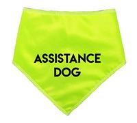 Spoilt Rotten Pets S1 Hi Viz Assistance Dog Warning Pet Bandana For Dogs & Cats (S1 Tiny Dogs, Chihuahuas & Cats)