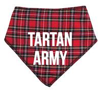 Spoilt Rotten Pets S2 'TARTAN ARMY' Red Royal Stewart Kilt Tartan Dog Bandana Scotland Football Supporters Scarf for Dogs & Cats (Small Terrier & Cockapoo Size)
