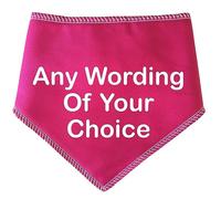 Spoilt Rotten Pets S3 Any Wording Of Your Choice Custom Dog Bandana, Scarf For Dogs & Cats (S3 Medium Dogs, Labs, Staffies & Springers)