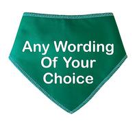 Spoilt Rotten Pets S4 Any Wording Of Your Choice Custom Dog Bandana, Scarf For Dogs & Cats (S4 Large Dogs Newfies, GSD & Chow Chow)