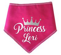 Spoilt Rotten Pets S4 Personalised Princess Pink Dog Bandana Funny Slogan For Girly Dogs Who Love Fancy Dress