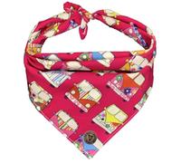 Spoilt Rotten Pets Tied Neckerchief Dog Bandana Fancy Dress Dog Costume (Large Fits Up To 24" Neck, Campervan Pink)
