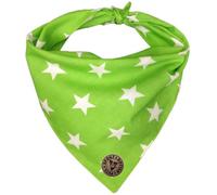 Spoilt Rotten Pets Tied Neckerchief Dog Bandana Fancy Dress Dog Costume (Large Fits Up To 24" Neck, Large Star Green)