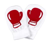 Spoilt Rotten Red Boxing Gloves 100% Cotton Scratch Mittens