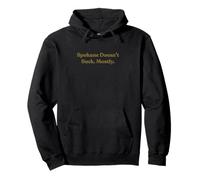 Spokane Doesn't Suck Funny Washington PNW Logo Hunter Pullover Hoodie