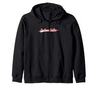 Spokane Valley Washington Inland Empire Vintage Varsity Zip Hoodie