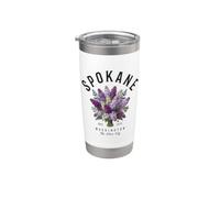 Spokane Washington Evergreen State PNW Vintage Pride Stainless Steel Insulated Tumbler