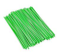 Spoke Covers Spoke Skins,PSLER 72pcs Wheel Rim Trim Wrap Reusable Protector Covers for Wheelchair Mountain Motorbike - Mixed Green Spoke Covers