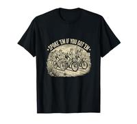 Spoke Em If You Got 'Em Cycling Humor T-Shirt