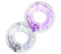 Spoke Lights Bike - 2 Pieces Led Rechargeable Lamp, 7 Color Changing Tire Glow, 18 Pattern Flash Mode, Waterproof Magnetic Sensor Unit | for Children Girls Adults Night Cycling City Street Park Use