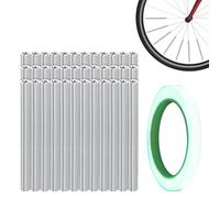 Spoke Reflectors,36-Piece Waterproof Safety High-Visibility | Reflective Spoke Covers Night Riding,for Road Outdoor Biking Travel Adventure Stroller Wheelchair